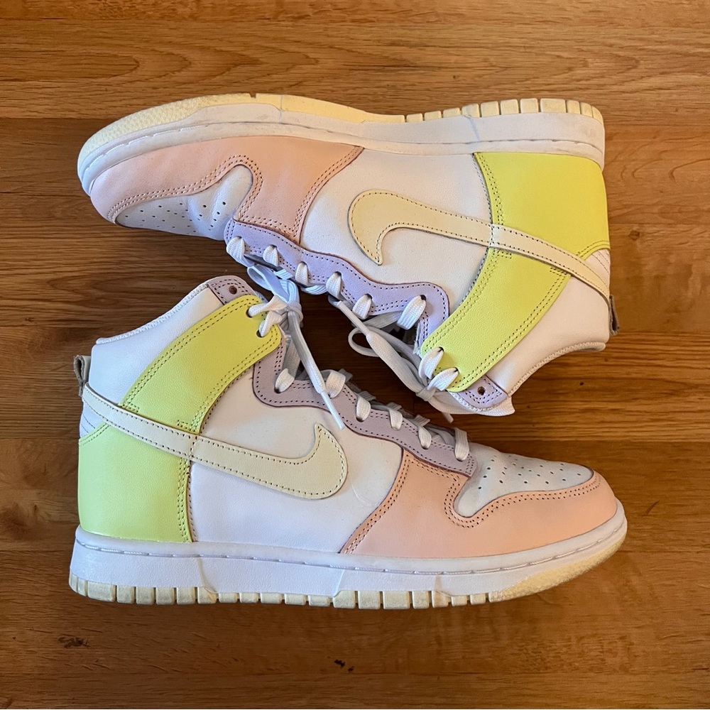 dunk high lemon